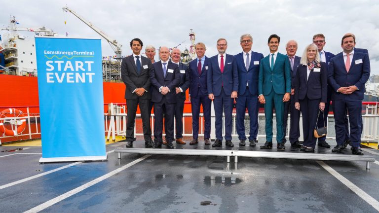 First natural gas available from new floating LNG terminal in Eemshaven in mid-September