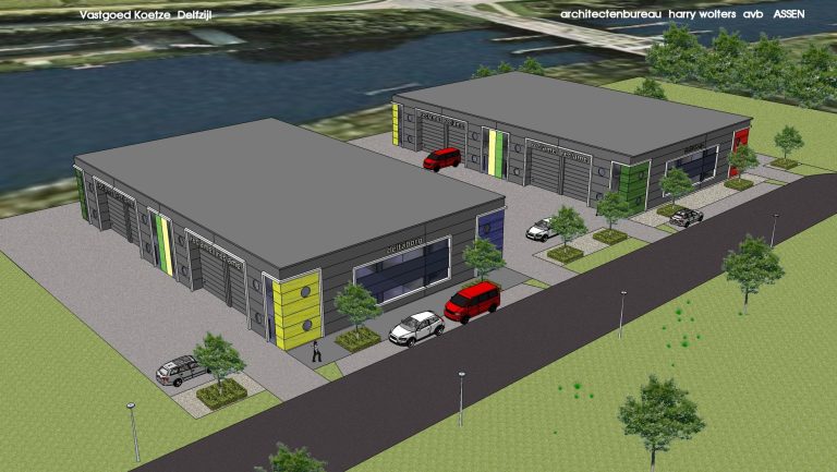 Vastgoed Koetze bouwt tweede bedrijfsverzamelgebouw op “De Delta” in Delfzijl