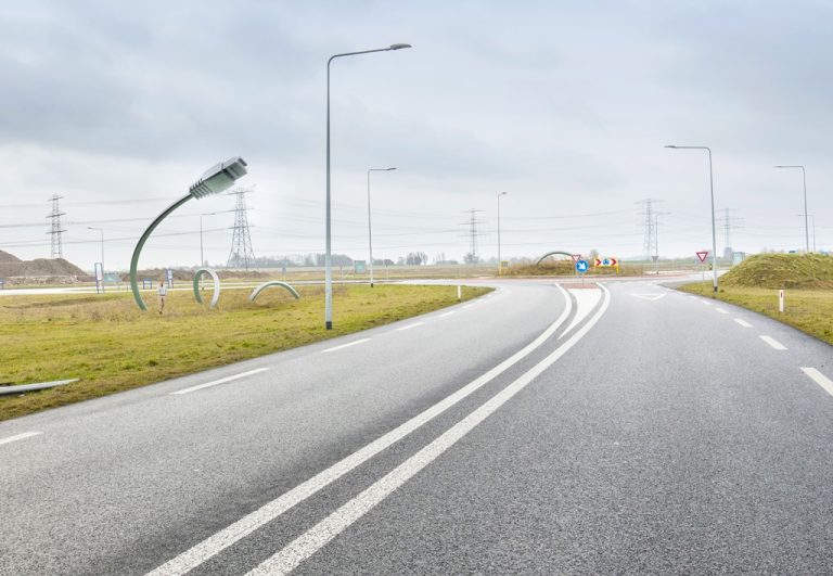 Markant ICT-kunstwerk voor nieuwe rotonde bij Google