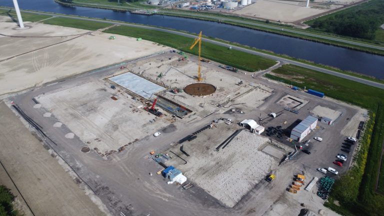 Bouw fabriek SFP in Delfzijl vordert gestaag