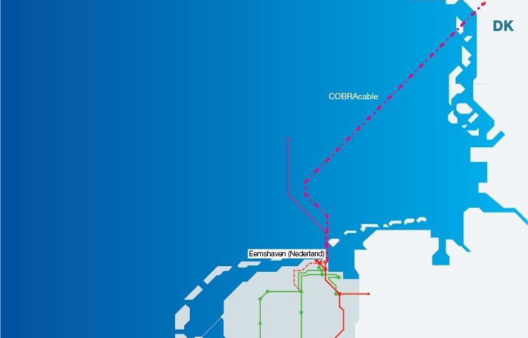 The COBRA cable between Eemshaven (The Netherlands) and Endrup (Denmark)