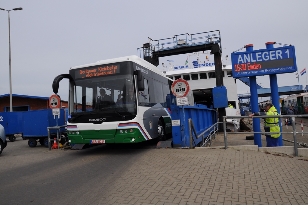 Eerste elektrische lijnbus voor eiland Borkum
