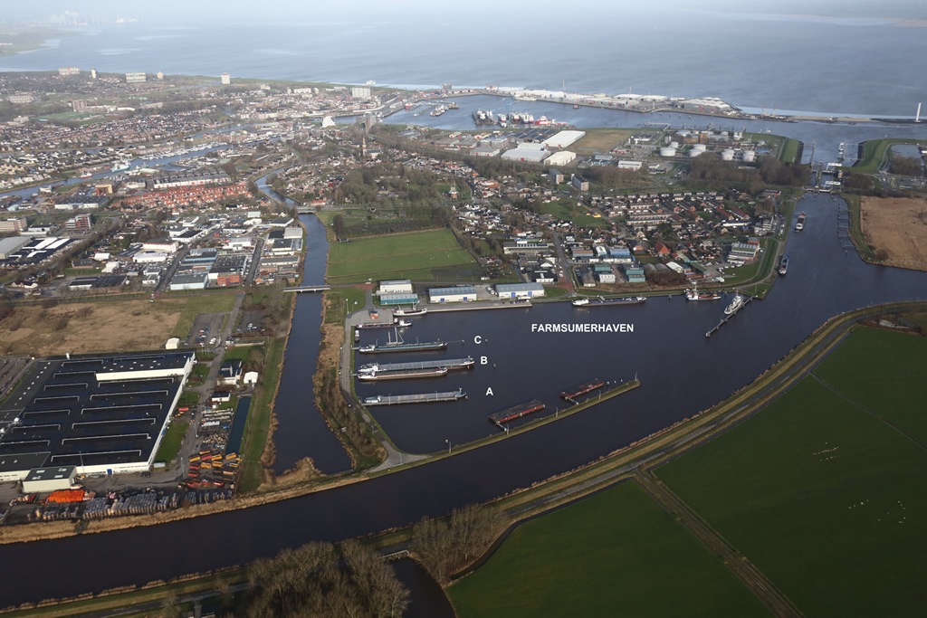 De Farmsumerhaven in Delfzijl