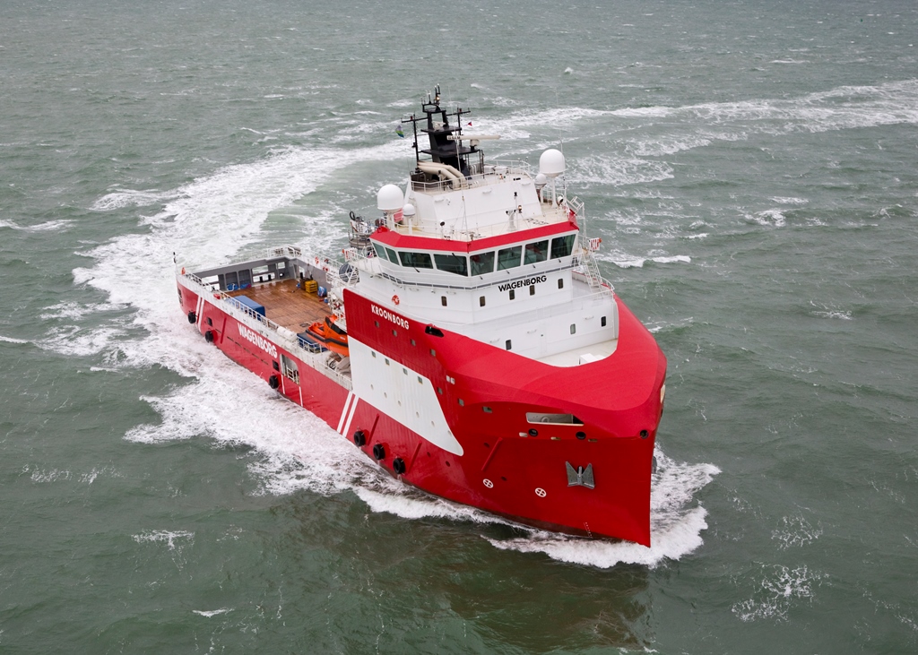 De Kroonborg nabij de haven van Delfzijl