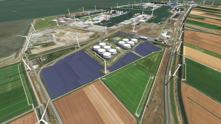 Start bouw Vopak Solar Park Eemshaven
