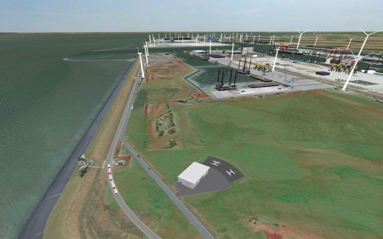 Aanleg heliport Eemshaven steeds dichterbij