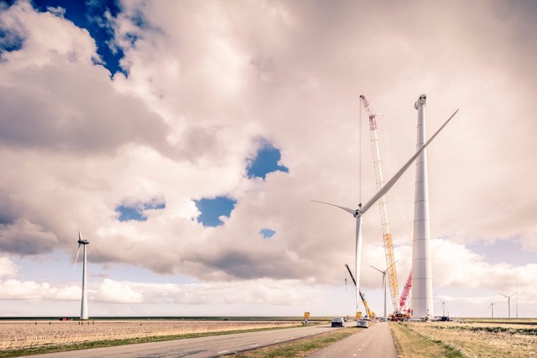 Eemshaven boasts the tallest wind turbine in the Netherlands