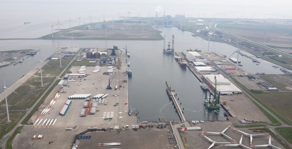 Volop offshore wind activiteiten in basis- en servicehaven Eemshaven