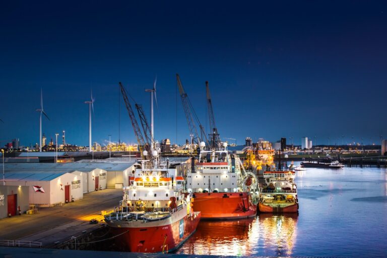 Pilot project mechanical net recycling in Eemshaven