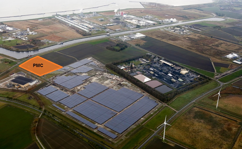 Location of Purified Metal Company in the industrial area of Delfzijl