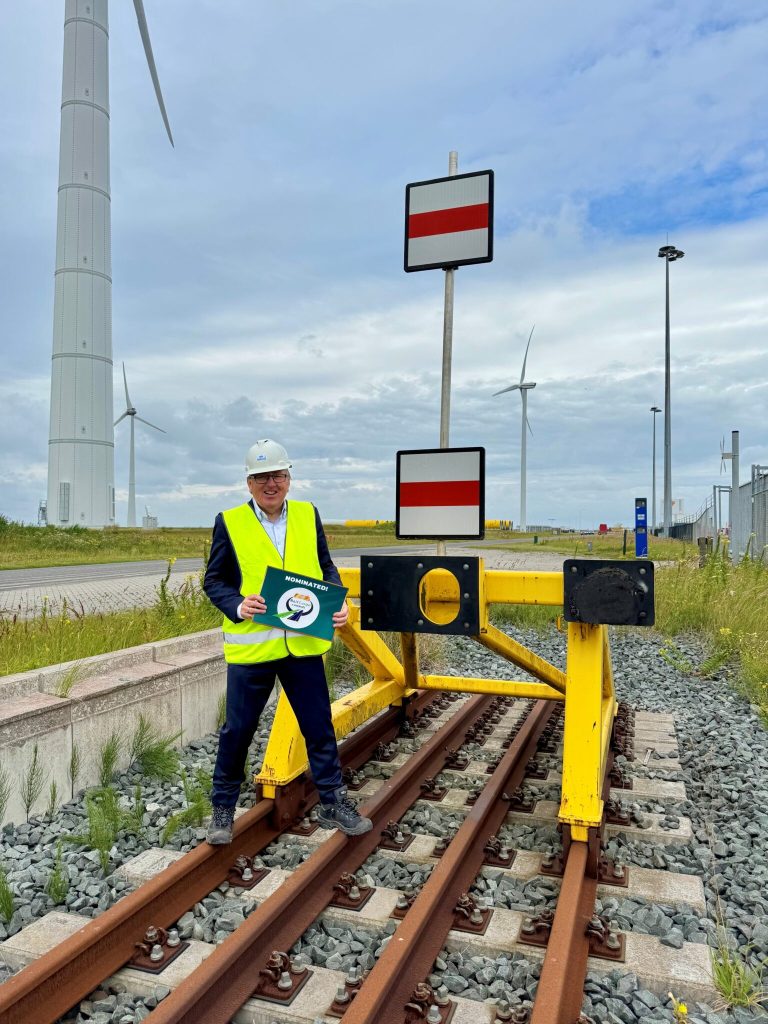 Erik Bertholet van Groningen Seaports genomineerd voor ‘Rail Person of the Year’