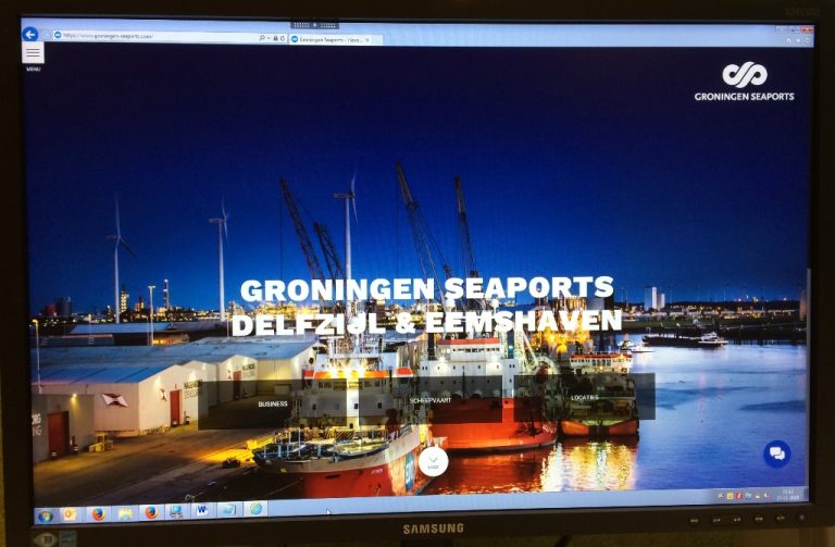 Groningen Seaports lanceert nieuwe website