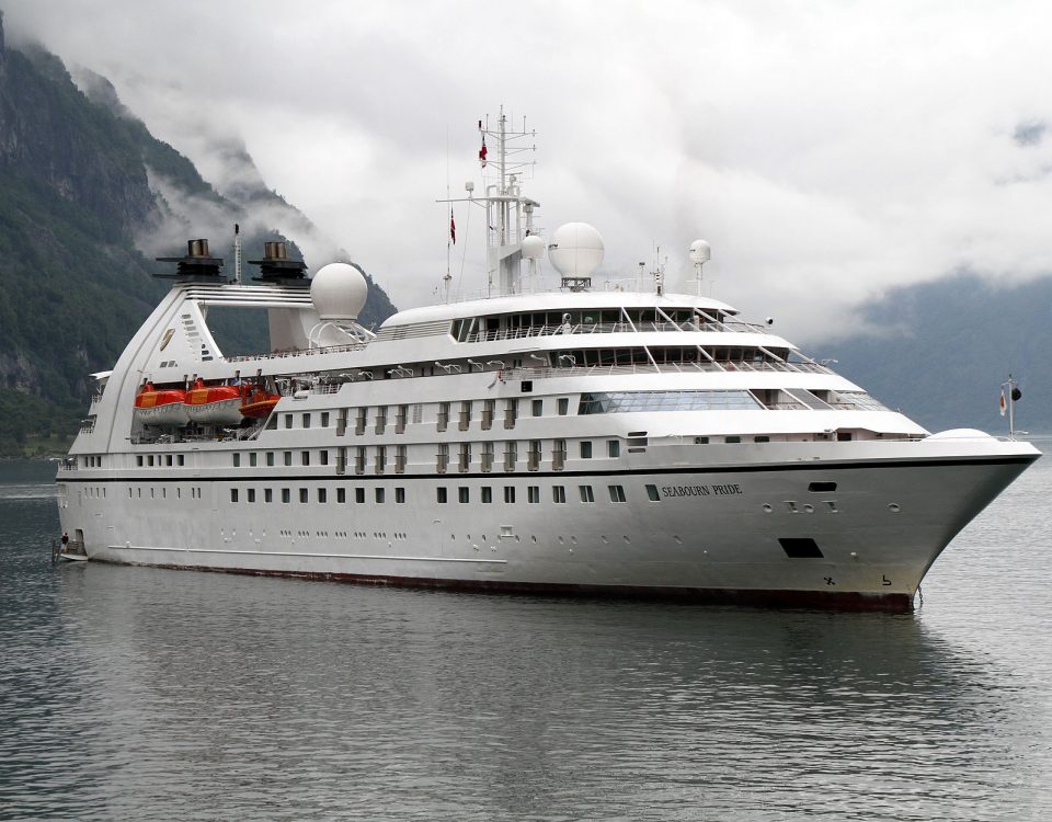 Het cruiseschip Seabourn Pride