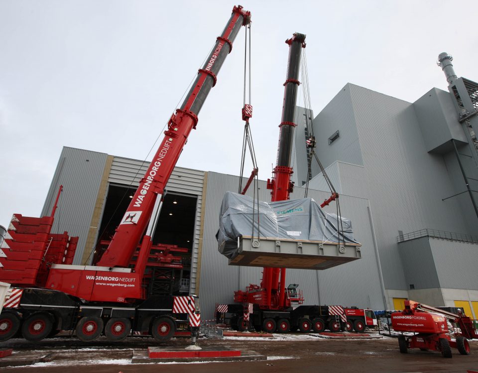 De nieuwe turbine wordt de biomassacentrale in getakeld