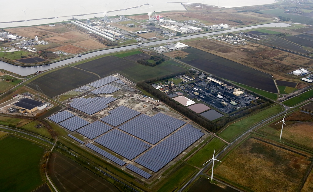 Zonnepanelenpark Sunport Delfzijl 