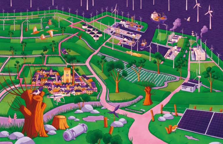 Voorland Groningen: wandelen tussen ‘Goliath en Gigawatt’